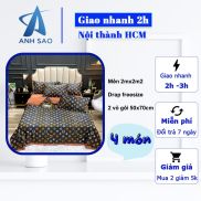 Bộ chăn ga gối tencel lụa A dùng được cho nệm 1m6x2m 1m8x2m