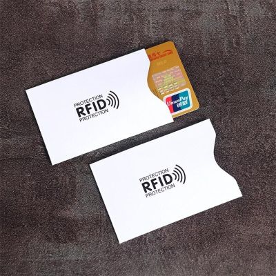 5ชิ้นแฟชั่นกันขโมยสำหรับเคส Rfid ปลอกแขนป้องกันผิวผู้ถือบัตรเครดิตการปิดกั้นกระเป๋าใส่บัตร