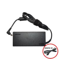 อะแดปเตอร์ เลอโนโว - Lenovo adapter 120W 19.5V 6.15A ขนาดหัว 6.3x3.0 เกรด Original รุ่นใหม่ รูปร่างบาง(Slim)