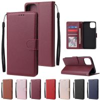 ▲✠✔ Flip Wallet Case PU Leather Cover With Card Slots For iPhone 13 12 11 Pro Max XS Max XR X 8 7 6 6s Plus 5 5S SE 2020 Case Coque