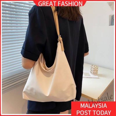 【hot sale】♂✉ C16 Woman Korean Canvas Bag Large Capacity Tote Bag Shoulder Bag Waterproof Nylon Bag