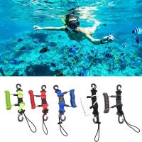 ♛☜ Scubas Diving Camera Anti-Lost Lanyard Strap Coiled Loss-Proof Spring Rope With Clip Quick Release Buckle for Underwater