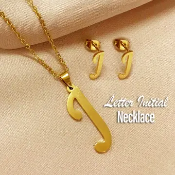 26 Letters Stainless Steel Piercing Earrings Gold Plated Alphabet A-Z  Hanging Earring 2023 Trend New Luxury