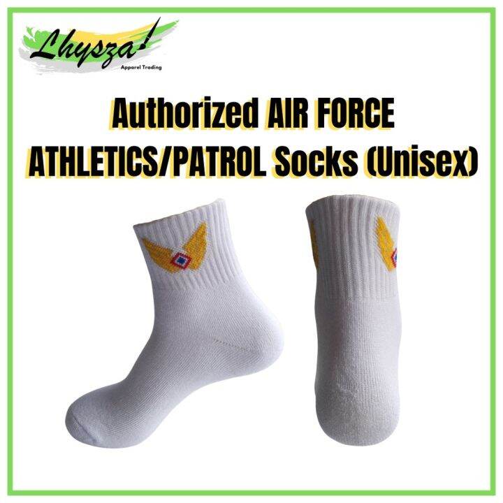 Authorized AIR FORCE ATHLETICS AND PATROL Socks (Unisex) Lazada PH
