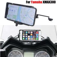 BLACK mobile GPS navigation station frame plate bracket for yamaha XMAX300 XMAX 300 X-MAX 300