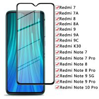 แก้วป้องกันสำหรับ Xiaomi Redmi 7 7A 8 8A 9 9A,9C K30กระจกนิรภัย8ถึง9โปรจอปกป้อง