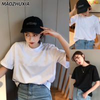 เสื้อยืดแขนสั้นหลวมเสื้อยืดผู้หญิงแฟชั่น MAOZHUXIA