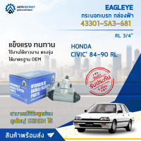 ? EAGLEYE กระบอกเบรก กล่องฟ้า 43301-SA3-681 HONDA CIVIC 84-90 RL 3/4 จำนวน 1 ลูก ?