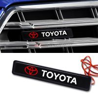 Hot New Toyota Car Front Hood Grille LED Logo Badge Labeling Waterproof  Accessories For Innova Vios Rush zhi