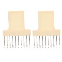 2Pcs Knitting Machine Transfer Comb 4-10 Needles for Brother KH260 KH230 KH270 SK151 SK155 Knitting Sewing Tool Knitting  Crochet