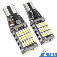 2ชิ้นไฟกระแสตรง12โวลต์15วัตต์สีขาวสุดๆ T15 45 SMD 2835หลอดไฟรถยนต์ LED โคมไฟเบรกอัตโนมัติสัญญาณไฟย้อนกลับ IP65