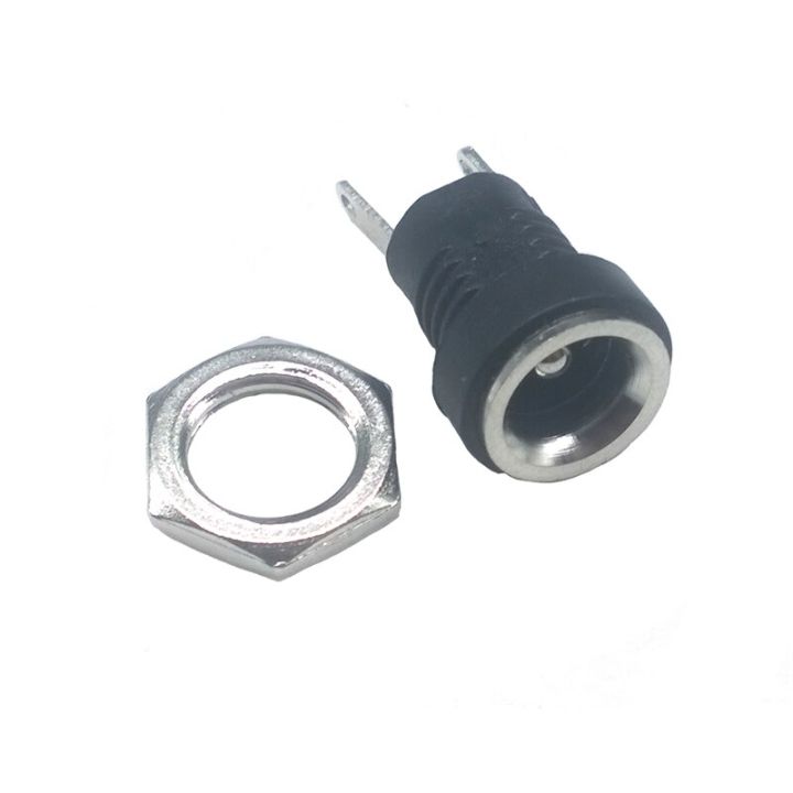 10-pcs-lot-dc022b-3a-12v-dc-power-supply-jack-socket-female-panel-mount-connector-5-5x-2-1mm-plug-adapter-2-pins-5-5-2-1-dc-022b-wires-leads-adapters