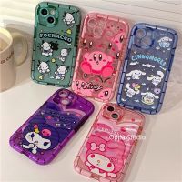 【16- digits】 Sanrio Kuromi My Melody Pochacco Cinnamoroll Kirby เคสโทรศัพท์สำหรับ Iphone 11 12 13 Pro Max X XS XR ฝาครอบโปร่งใสส่องสว่าง