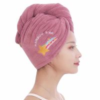 hot【DT】 Soft Microfiber Hair Super Absorbent Drying Shower Cap for Turban Twist Wrap