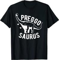 Funny Pregnancy Announcement Preggo Saurus T-Shirt