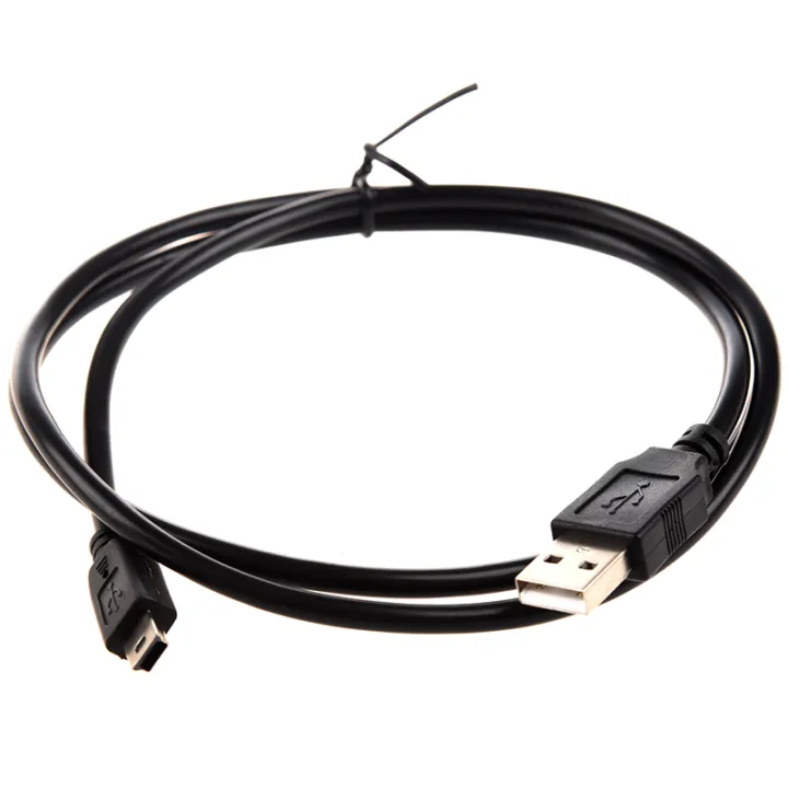 Usb Type A Male Mini B Male Cable 5 Pin Black 3 Ft Th 0749