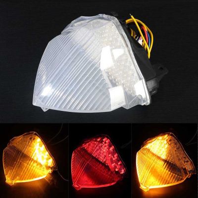For Yamaha YZF R1 2004 2005 2006 Rear Tail Light Brake Turn Signals Integrated LED Light