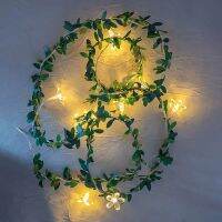 10/30 LED Romantic Ivy Vine Fairy String Lights 2/3m Leaf Garland LED Lamp USB/Battery For Christmas Wedding Party Home Decor