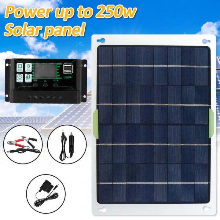 Solar Cell Solar Charger 250W Solar Panel 12V/24V Solar Cell Solar