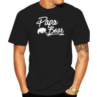 Pure Cotton Crew Neck Men Design Short Sleeve Tees Papa Bear Tshirt Mama Bear T Shirts