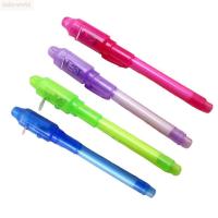 KAKA ปากกาไฟส่องสว่างสำหรับเด็กปากกาส่องสว่าง Lnvisible ปากกาสีวิเศษพู่กันโคมไฟ LED ปากกาเจล2 In 1ปากกาส่องสว่างปากกาแสง