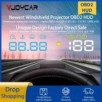 Vjoycar 2023ใหม่ล่าสุด HUD OBD2จอแสดงผล Head Up เครื่องฉายกระจกความเร็วรอบหัวต่อคูลแลนท์ RPM การ A900อุปกรณ์เสริมของรถยนต์ MPH KM/H