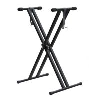 54 61 76 88 Key Electronic Piano Stand Adjustable X-type Double Tube Iron Rack Universal Keyboard Instrument Stand Accessories