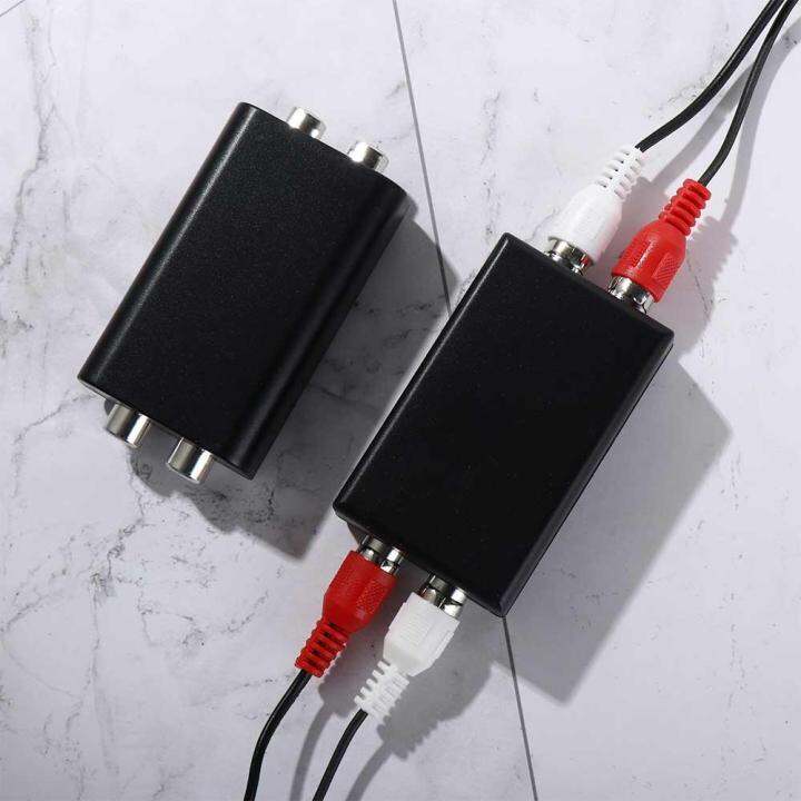 DSFDF Durable Music Speaker Hum Noise Suppressor RCA Aux Audio Noise