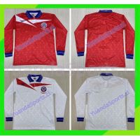 ❀☎ เสื้อกีฬาแขนสั้น ลายทีมชาติฟุตบอล Chile 1998 98 ชุดเหย้า สไตล์เรโทร