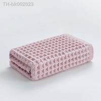 ▦✵ Cotton Waffle Day Towel Pure Cotton Face Towel 34x74CM Absorbent and Quick Dry Adult Towel Towels Bathroom