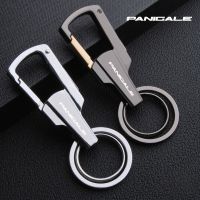 For Ducati Panigale 899 959 1299 1199 S R G V4 KN Motorcycle Accessories Keychain Zinc Alloy Multifunction Car Play Keyring