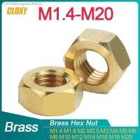 ✕卍✗ 5/ 10 /50/ 100pcs DIN934 Solid Brass Copper Hex Hexagon Nut for M1.4 M1.6 M2 M2.5 M3 M4 M5 M6 M8 M10 M12 M14 -M20 Screw Bolt