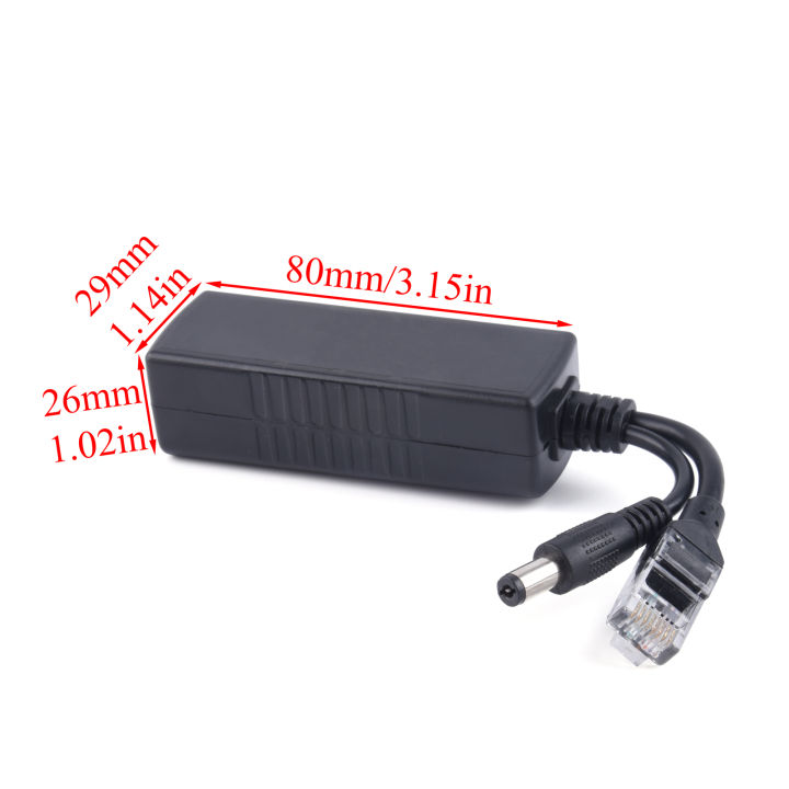 48v-ถึง12v-poe-splitter-10-100mbps-ieee802-3af-at-มาตรฐาน-ethernet-connectors-adapter-โมดูลแหล่งจ่ายไฟสำหรับกล้อง-ip-anti-noise
