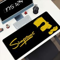 S-Simpsons แผ่นรองเมาส์ร้อน อุปกรณ์เกมคีย์บอร์ด ตู้เกมมิ่ง Mausepad Table Mat แผ่นรองเมาส์กันลื่น แผ่นรองเมาส์ Xxl