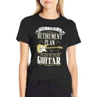 2023 NewGuitar-Refriend Plan เสื้อยืดตลก T เสื้อฤดูร้อนเสื้อผ้า Vintage เสื้อผ้าเสื้อผ้าสำหรับผู้หญิง