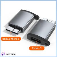 JXFTKM โทรศัพท์ HDD ตัวเชื่อมต่อ หญิงกับชาย USB C ถึง USB 3.0ไมโคร B ตัวแปลง อะแดปเตอร์ OTG Type-C