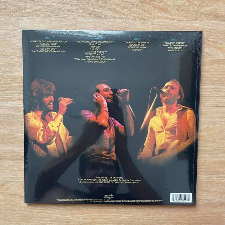 แผ่นเสียง-bee-gees-here-at-last-bee-gees-live-2-vinyl-lp-album-reissue-eu-แผ่นเสียงมือหนึ่ง-ซีล