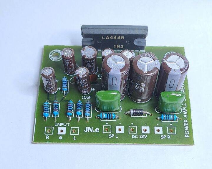 KIT POWER AMPLIFIER MINI STEREO LA4445 DC 12V | Lazada Indonesia