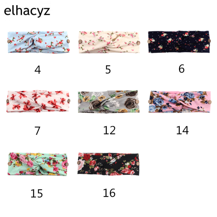 10pcslot-women-headband-print-floral-cross-headband-soft-cotton-toddler-girls-top-knot-hair-scarf-hair-tie-band-hair-accessory