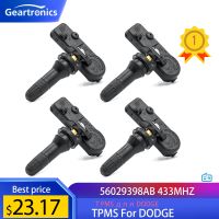 ▣ 4 Pcs For DODGE CHRYSLER TPMS Tire Pressure Monitor Systems 56029398AB 433MHZ TPMS Tire Pressure Sensor For JEEP For FIAT