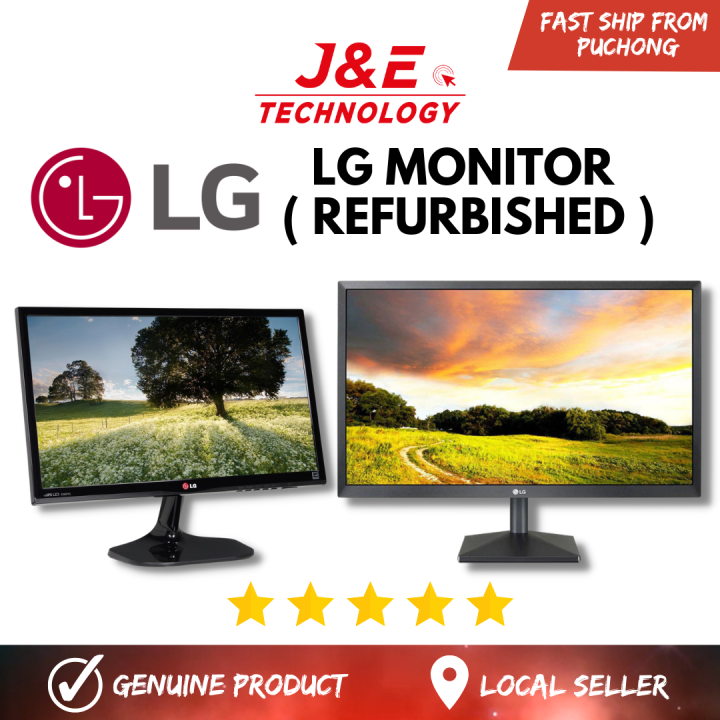 LG MONITOR REFURBISHED with Warranty MONITOR MURAH CCTV MONITOR 20 22