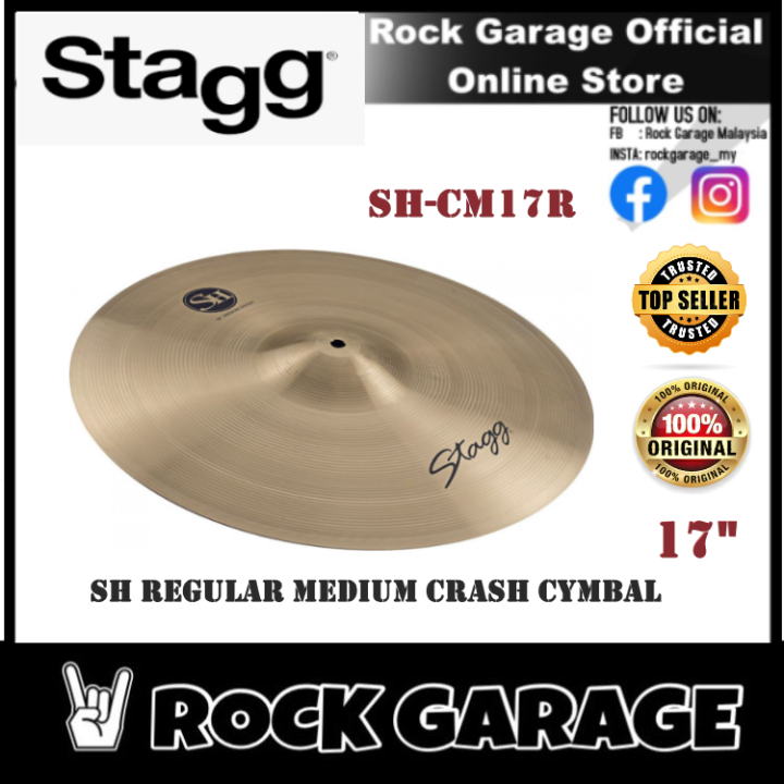Stagg SHCM17R 17 inch SH Regular Medium Crash Cymbal (SHCM17R) Lazada