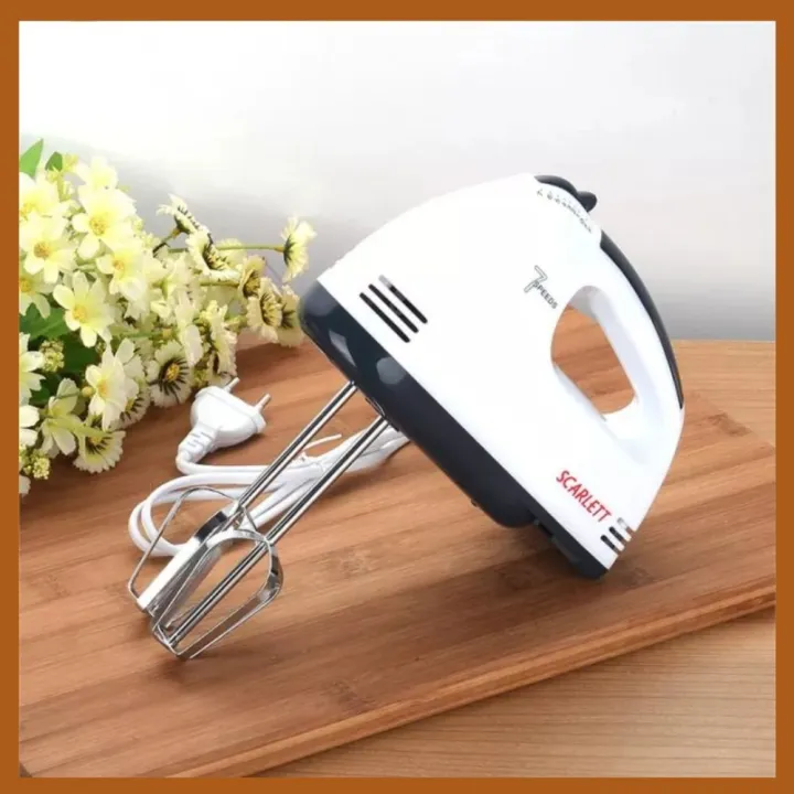 SCARLETT SUPER HAND MIXER 7SPEED LIGHT WEIGHT HAND MIXER Lazada PH