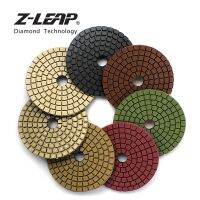 Z-LEAP 3 Inch 7pcs Diamond Polishing Sanding Pad Wet Use Stone Polishing Tool Marble Granite Concrete Diamond Grinding Disc