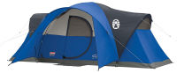 Coleman Camping Tent | 8 Person Montana Cabin Tent with Hinged Door Tent 8-Person Blue