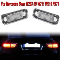 3-SMD แผ่นเรืองแสงป้ายทะเบียน Led 2 K 6000K สำหรับ Mercedes Benz W203 5D W211 W219อุปกรณ์เสริมรถยนต์ R171