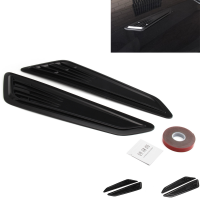 1Pair Universal Car Plastic Car Air Intake Scoop Bonnet Hood Vent Front Hood Vent Car Modification Decorative accessories 2Pcs