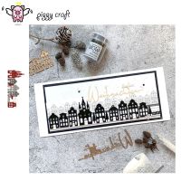 Piggy Craft metal cutting dies cut die mold House Church decoration Scrapbook paper craft knife mould blade punch stencils dies