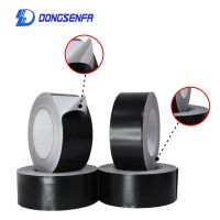 Hitam Aluminium Foil Tape Tahan Suhu Tinggi Perisai Foil Tape Isolasi Panas Tahan Api Penyerapan Cahaya 50M