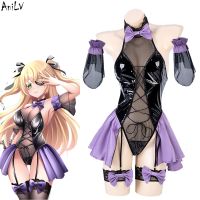 Anilv Japanese Anime Game Genshin Impact Fischl Bodysuit Uniform Cosplay Costume